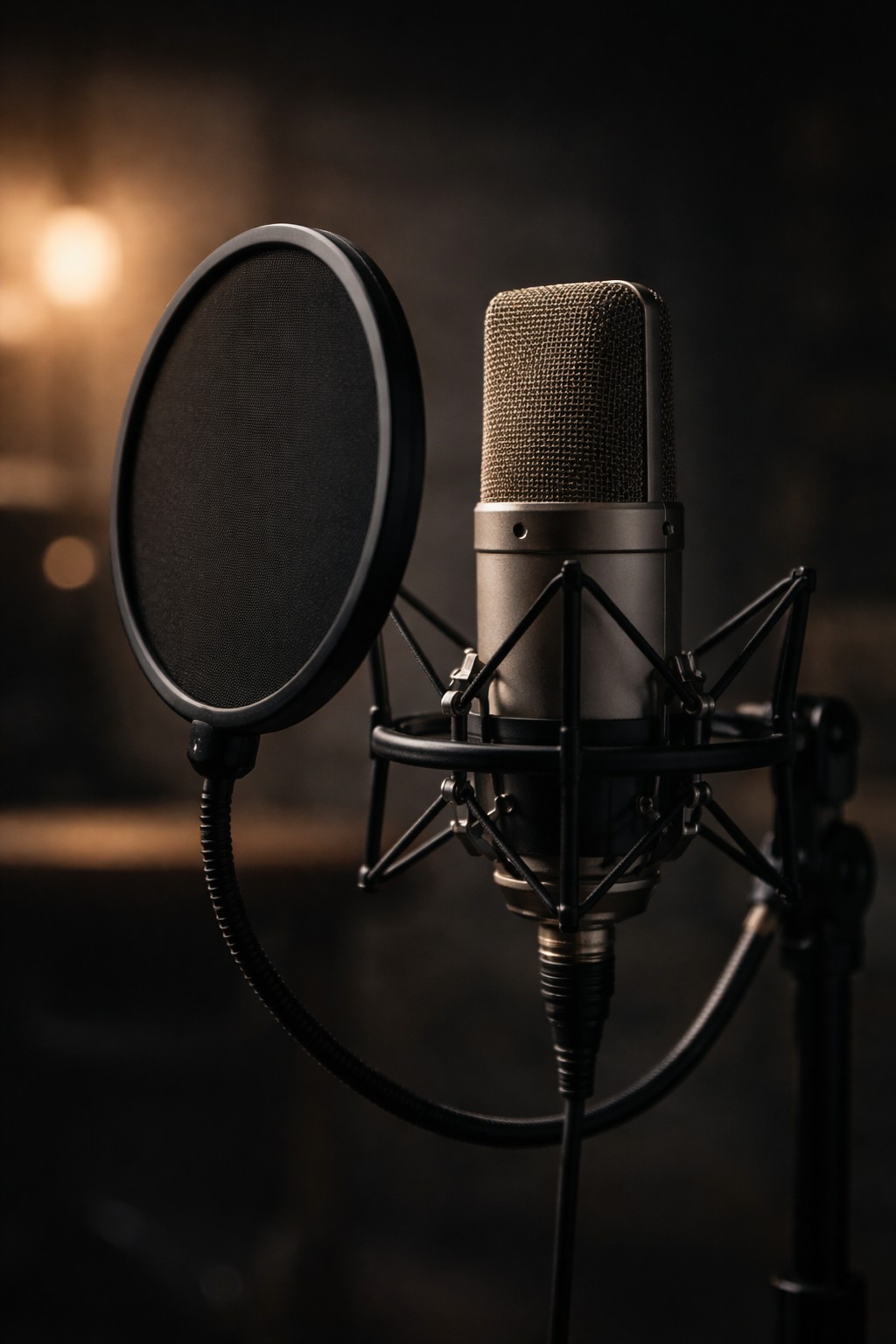 Mikrofon studyjny Zoe z pop-filterem